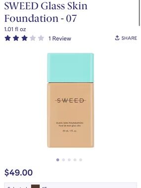 Glass Skin Foundation - 07 (Beige)